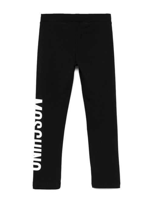 Leggings bambina nero MOSCHINO KID-TEEN | HDP06GLBA0060100